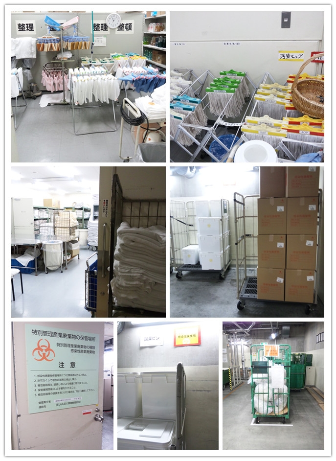 清扫间+垃圾处理中心+医疗床单等操作间